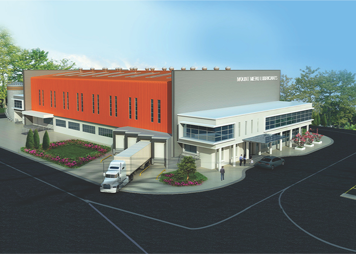 Mount Meru lubricants manufacturing plant and laboratory in Zambia